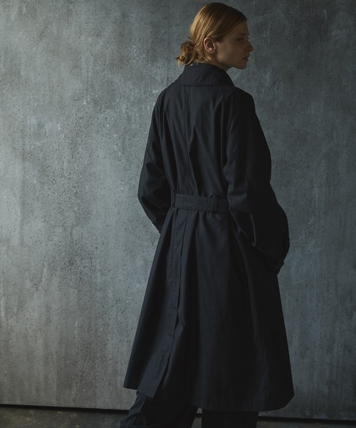 「CIASENSE」 ステンカラーコート L ブラック メンズ_画像5