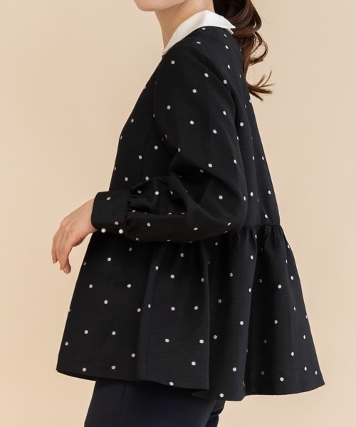 「Sono」 長袖ブラウス F ブラック レディース_画像3