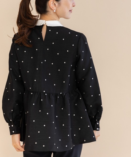 「Sono」 長袖ブラウス F ブラック レディース_画像4