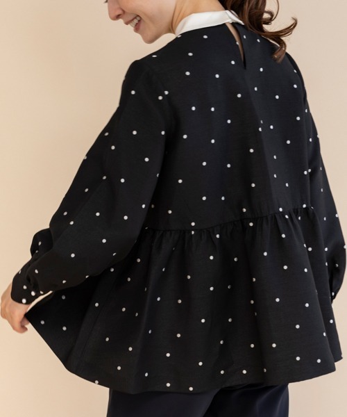 「Sono」 長袖ブラウス F ブラック レディース_画像6