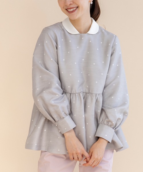 「Sono」 長袖ブラウス F ブラック レディース_画像9