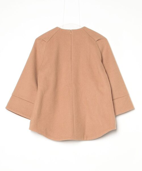 「AVIE」 長袖ブラウス 38 ベージュ レディース_画像2