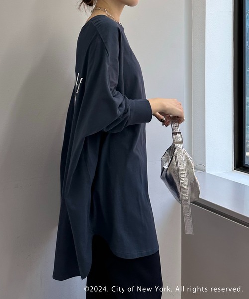 「GOOD ROCK SPEED」 長袖カットソー FREE ネイビー レディース_画像4