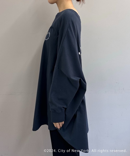 「GOOD ROCK SPEED」 長袖カットソー FREE ネイビー レディース_画像9