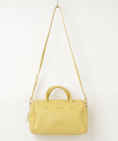 再値下げ　FURLA♡イエロー　2wayバッグ FURLA（フルラ） ワンポイント2WAYバッグ - イエロー レディース