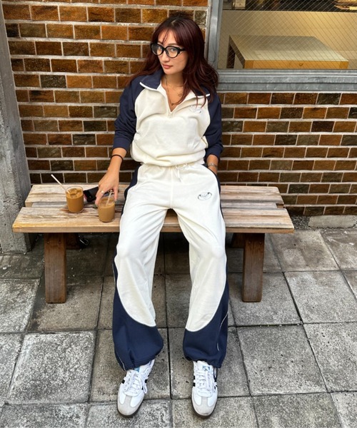 「ROXY」 スウェットパンツ FREE ホワイト レディース_画像6