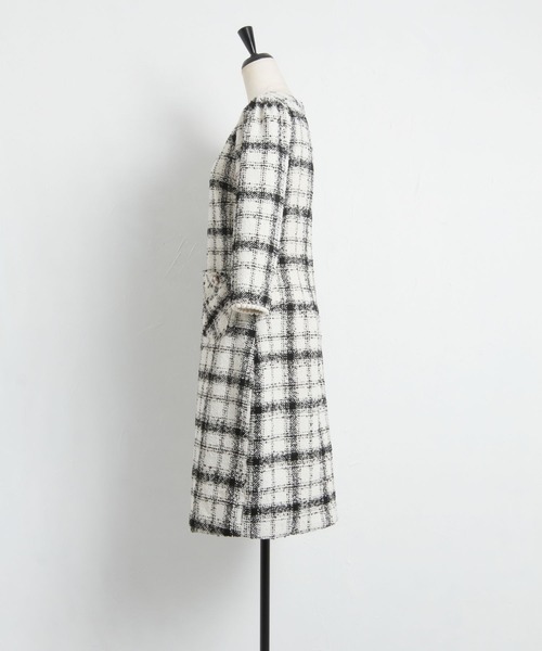 「tocco closet」 長袖ワンピース M ブラック レディース_画像3