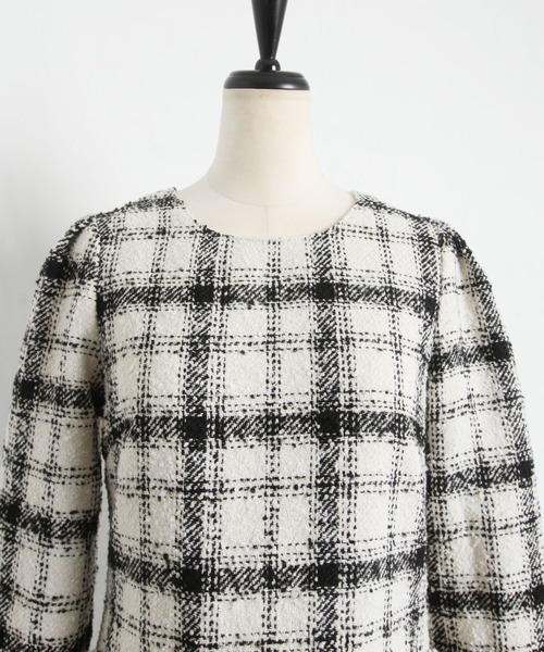 「tocco closet」 長袖ワンピース M ブラック レディース_画像6