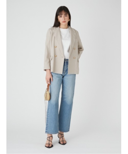 「Mila Owen」 デニムパンツ 1 ブルー レディース_画像5