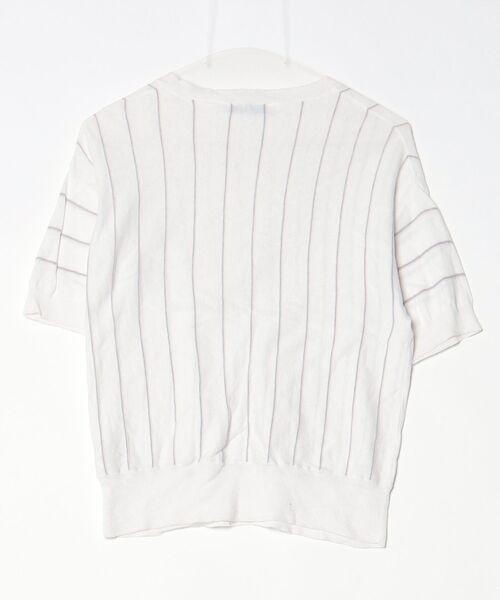 「human woman」 半袖ニット MEDIUM ホワイト レディース_画像2