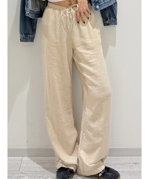 GAP（ギャップ） ワイドパンツ パンツ リラックスフィット リネン