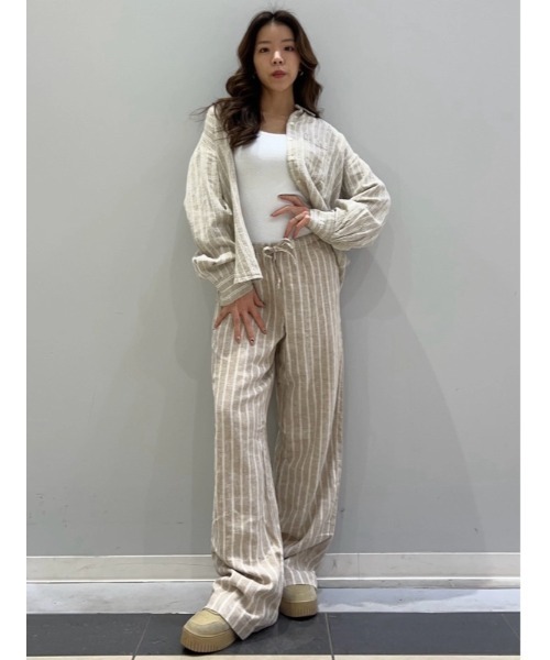 GAP（ギャップ） ワイドパンツ パンツ リラックスフィット リネン