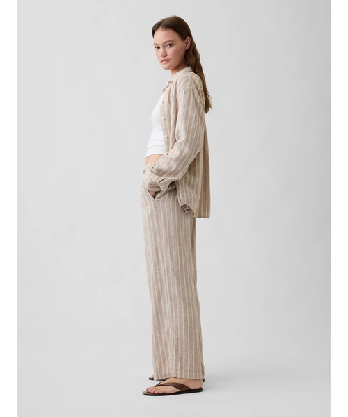GAP（ギャップ） ワイドパンツ パンツ リラックスフィット リネン