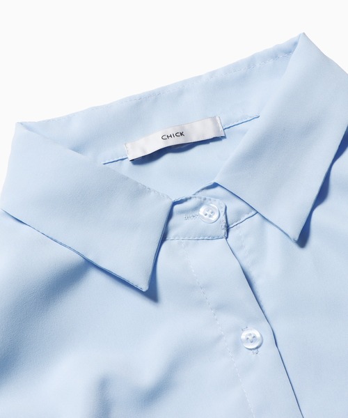 「ROOPTOKYO」 「CHICK」長袖シャツ M ブルー レディース_画像3