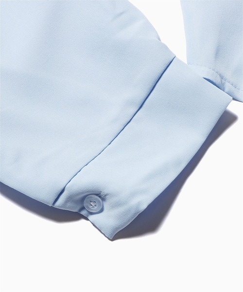 「ROOPTOKYO」 「CHICK」長袖シャツ M ブルー レディース_画像5