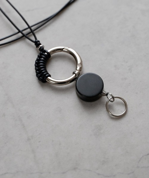 SENTI（センティ） キーケース REEL KEY NECK STRAP リールキーネック