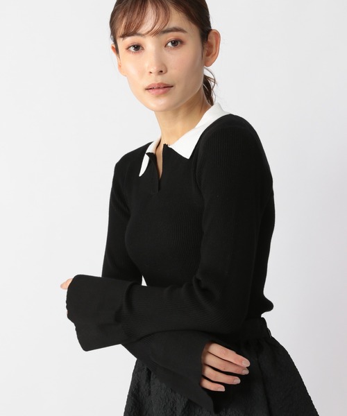 「BARNYARDSTORM」 長袖ポロシャツ 0 グレー レディース_画像6