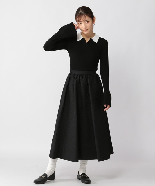 「BARNYARDSTORM」 長袖ポロシャツ 0 グレー レディース_画像9