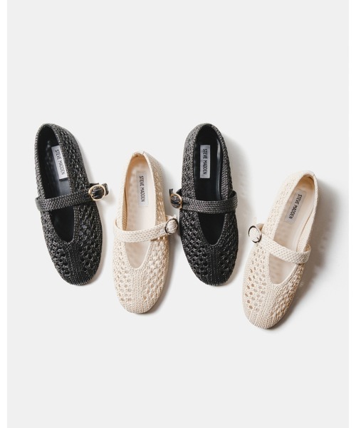 STEVE MADDEN（スティーブ・マデン） スニーカー ミュール かぎ編み風