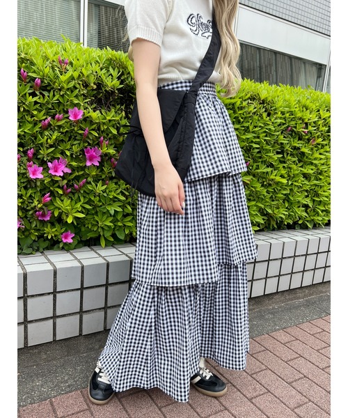 「WC」 フリルスカート FREE ブラック レディース_画像8