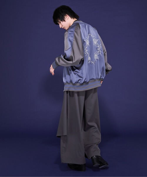 「Ellno Loset」 ジャージブルゾン MEDIUM ブラック メンズの画像
