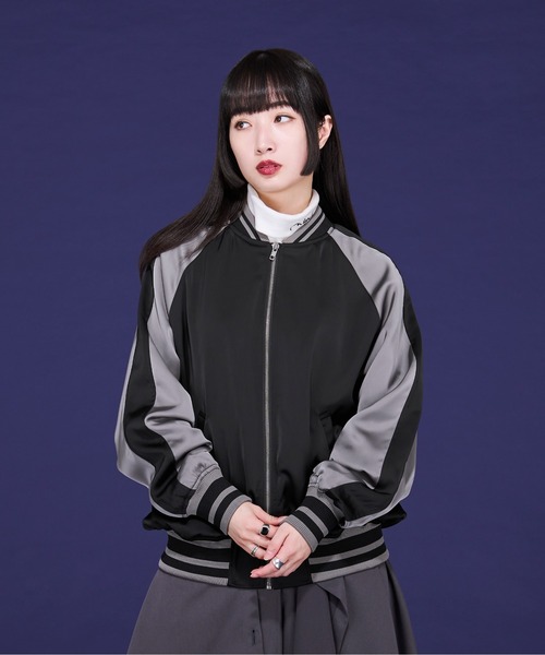 「Ellno Loset」 ジャージブルゾン MEDIUM ブラック メンズの画像