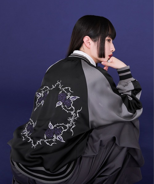 「Ellno Loset」 ジャージブルゾン MEDIUM ブラック メンズの画像