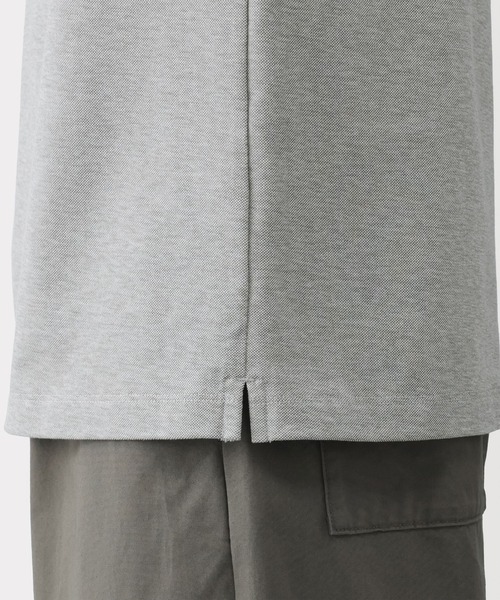無印良品（MUJI） ポロシャツ 半袖 紳士 涼感UVカット鹿の子編み