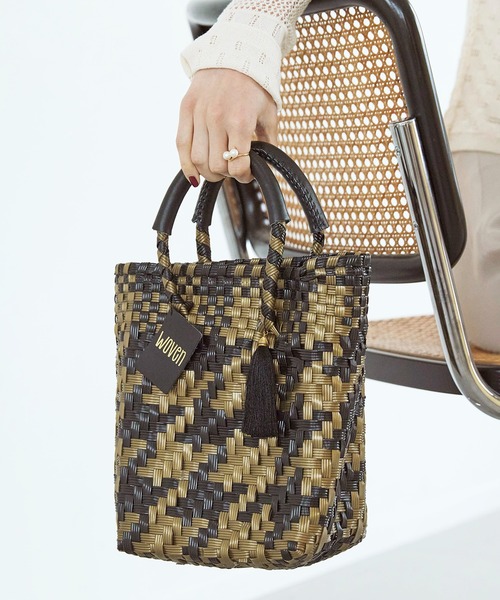 かごバッグ カゴバッグ WOVEN (ウーヴン) / メキシコ製 ミニバッグ