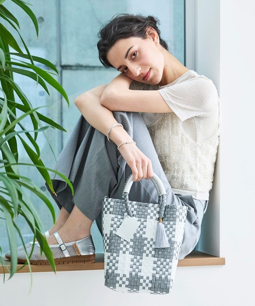 かごバッグ カゴバッグ WOVEN (ウーヴン) / メキシコ製 ミニバッグ