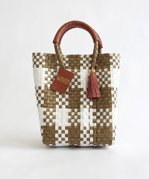 WOVEN メルカドバッグ　カゴバッグ かごバッグ カゴバッグ WOVEN (ウーヴン) / メキシコ製 メルカドバッグ