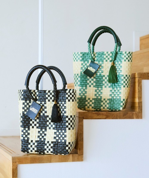 かごバッグ カゴバッグ WOVEN (ウーヴン) / メキシコ製 ミニバッグ