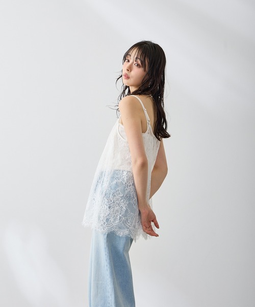 キャミソール レースAラインキャミチュニック : ZOZOTOWN Yahoo!店