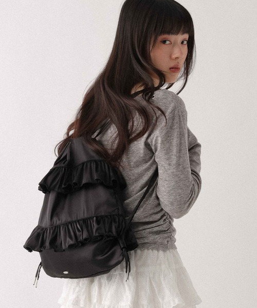 Heather（ヘザー） デイバック リュック 2WAYサテンナップザック