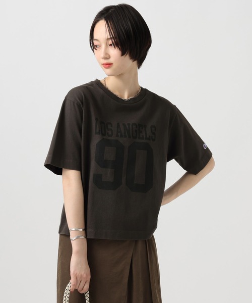 Champion（チャンピオン） tシャツ 「」別注フロントロゴTシャツ