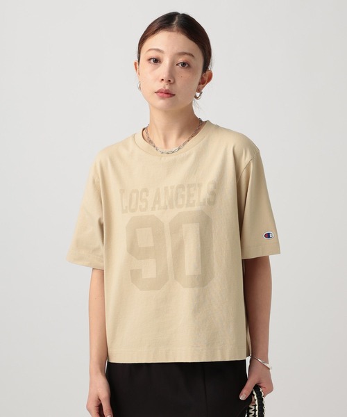Champion（チャンピオン） tシャツ 「」別注フロントロゴTシャツ