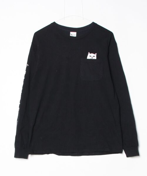 RIPNDIP（リップンディップ） 長袖Tシャツ M ブラック メンズ