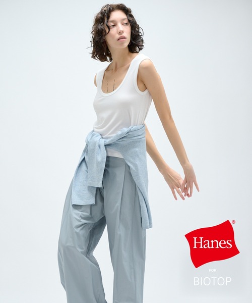 BIOTOP（ビオトープ） タンクトップ ノースリーブ WOMEN「Hanes for