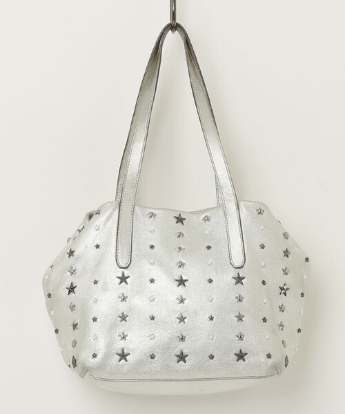 JIMMY CHOO（ジミーチュウ） スタースタッズ トートバッグ - シルバー