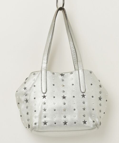 JIMMY CHOO（ジミーチュウ） スタースタッズ トートバッグ - シルバー