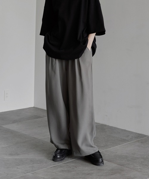 「remer」 パンツ SMALL グレイッシュベージュ メンズ_画像8