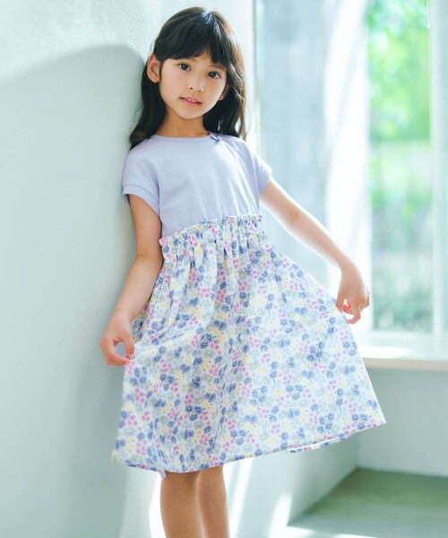 ANY（エニィ） ワンピース ひんやり ドッキングワンピース キッズ 子供