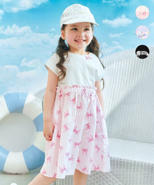 ANY（エニィ） ワンピース ひんやり ドッキングワンピース キッズ 子供