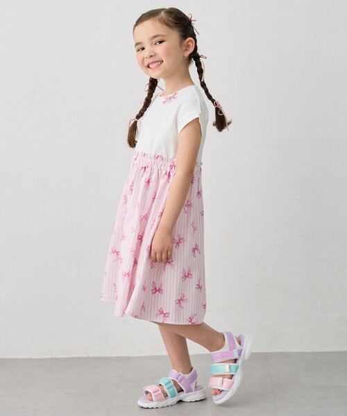 ANY（エニィ） ワンピース ひんやり ドッキングワンピース キッズ 子供