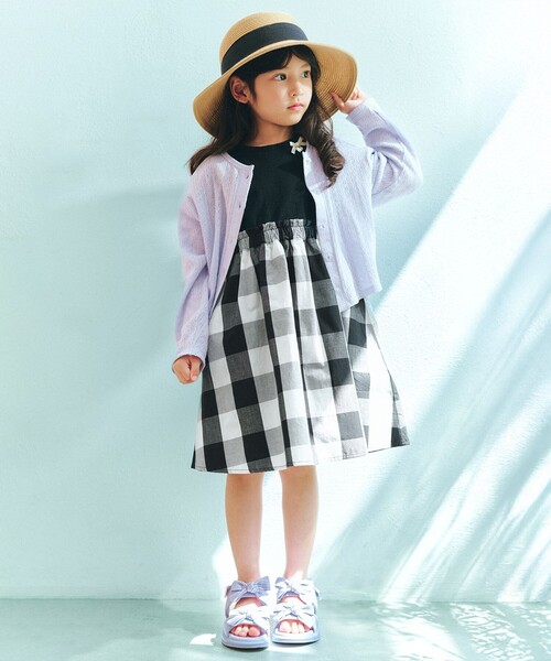 ANY（エニィ） ワンピース ひんやり ドッキングワンピース キッズ 子供