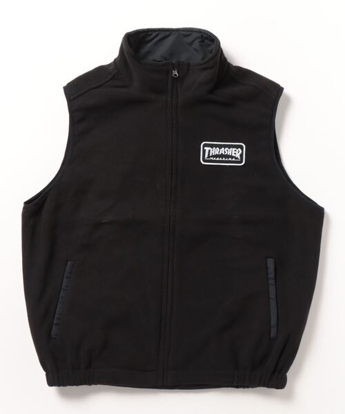 「THRASHER」 ベスト M グレー メンズ_画像4