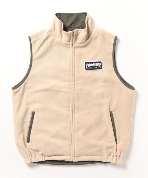 「THRASHER」 ベスト M グレー メンズ_画像5