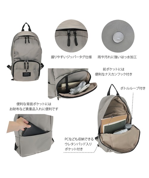 「SETUP7」 リュック FREE グレー レディース_画像6