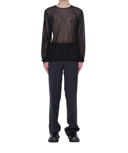 「JOHN LAWRENCE SULLIVAN」 長袖Tシャツ SMALL ブラック メンズ_画像4