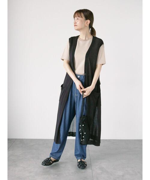 「Lugnoncure」 デニムパンツ F ブラック レディース_画像8
